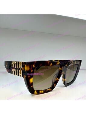 Miu Miu logo monogram Red cat eye Sunglasses SMU02Y 02YS 16H09S 55 NEW Miu Miu | Accessories | Miu Miu Logo Monogram Red Cat Eye  main image 3